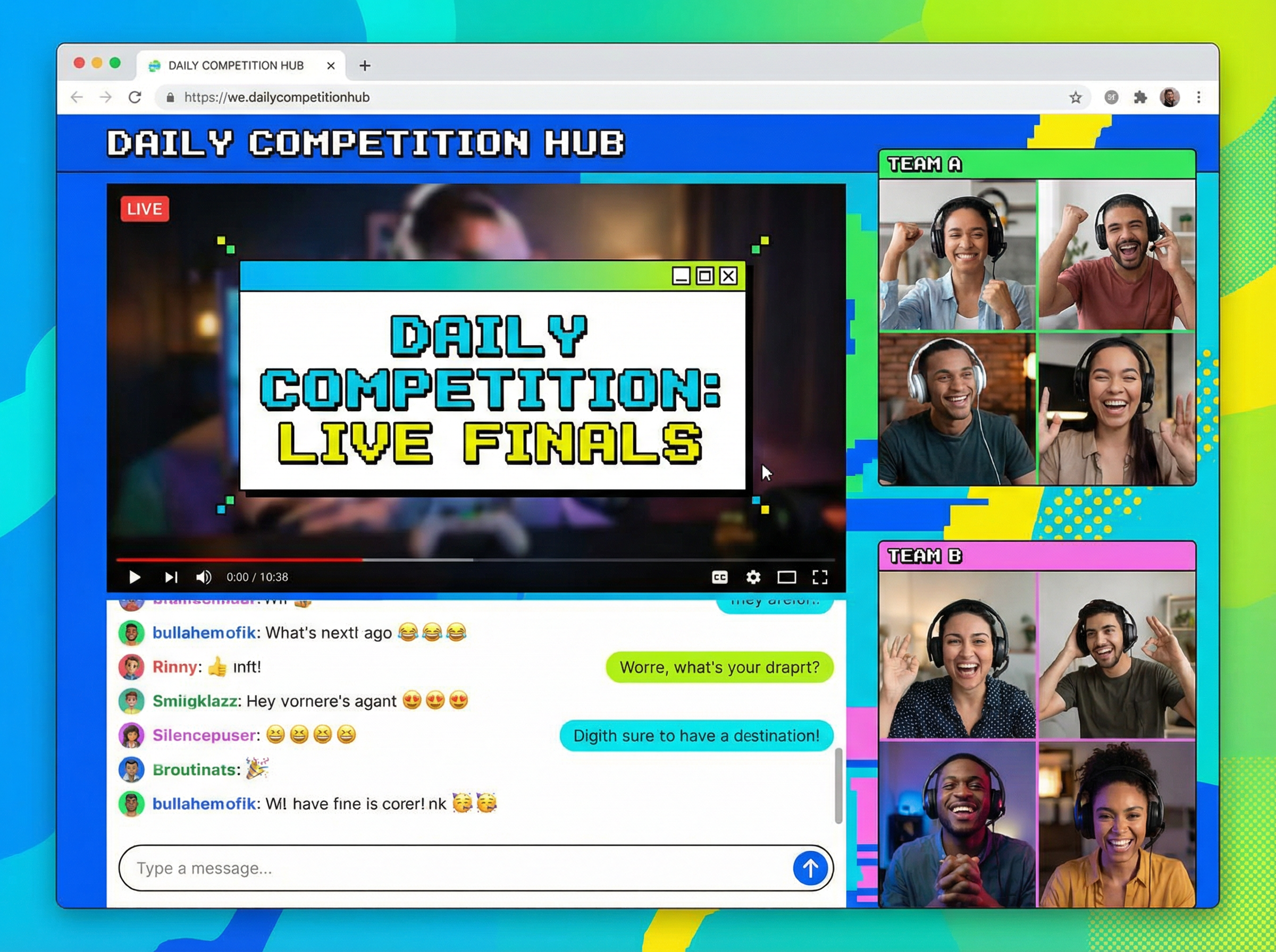 每日大赛社区互动视频